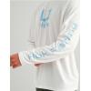 image:imageHUK Mens Icon Crew LongSleeve Performance Fishing ShirtWhite 20
