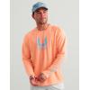image:imageHUK Mens Icon Hoodie Hooded Fishing Shirt With Sun ProtectionCoral Reef