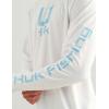 image:imageHUK Mens Icon Hoodie Hooded Fishing Shirt With Sun ProtectionWhite 20