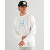 image:imageHUK Mens Icon Hoodie Hooded Fishing Shirt With Sun ProtectionWhite 20