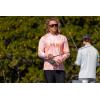 image:imageHUK Mens Pursuit Pattern Crew Long Sleeve Performance ShirtCoral Reef