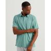 image:imageHUK Mens Pursuit Performance Short Sleeve Polo ShirtMineral Blue Heather