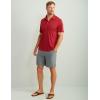 image:imageHUK Mens Pursuit Performance Short Sleeve Polo ShirtScarlet Blaze