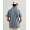 image:imageHUK Mens Pursuit Performance Short Sleeve Polo ShirtStormy Blue Heather