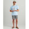 image:imageHUK Mens Pursuit Short Sleeve Performance Shirt  Sun ProtectionCoastal Drift