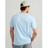 image:imageHUK Mens Pursuit Short Sleeve Performance Shirt  Sun ProtectionCoastal Drift