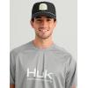 image:imageHUK Mens Pursuit Short Sleeve Performance Shirt  Sun ProtectionSharkskin