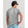image:imageHUK Mens Pursuit Short Sleeve Performance Shirt  Sun ProtectionSharkskin