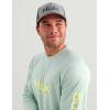 image:imageHUK Mens Pursuit Vented Long Sleeve 30 UPF Fishing ShirtHeron Blue