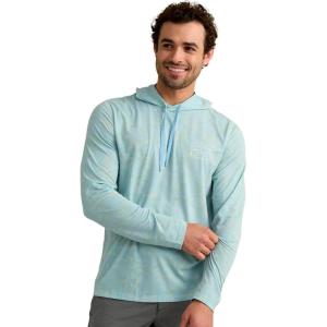 image:imageHUK Mens Drift Printed Long Sleeve Performance TeePale Algae