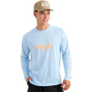 image:imageHUK Mens Pursuit Vented Long Sleeve 30 UPF Fishing ShirtCoastal Drift