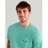 image:imageHUK Mens Kc Scott Original Fishing Artwork Graphic Pocket Tee Shirts Short Sleeve Casual TShirts Soft Cotton BlendKc Plaque  Marine Blue Heather