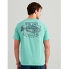 image:imageHUK Mens Kc Scott Original Fishing Artwork Graphic Pocket Tee Shirts Short Sleeve Casual TShirts Soft Cotton BlendKc Plaque  Marine Blue Heather