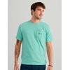 image:imageHUK Mens Kc Scott Original Fishing Artwork Graphic Pocket Tee Shirts Short Sleeve Casual TShirts Soft Cotton BlendKc Plaque  Marine Blue Heather