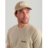 image:imageHUK Mens Kc Scott Original Fishing Artwork Graphic Pocket Tee Shirts Short Sleeve Casual TShirts Soft Cotton BlendKc Plaque  River Rock Heather