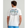 image:imageHUK Mens Kc Scott Original Fishing Artwork Graphic Pocket Tee Shirts Short Sleeve Casual TShirts Soft Cotton BlendKc Plaque  White