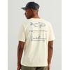 image:imageHUK Mens Kc Scott Original Fishing Artwork Graphic Pocket Tee Shirts Short Sleeve Casual TShirts Soft Cotton BlendTools  Egret