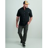 image:imageHUK Mens Tide Point Kc Scott Original Artwork Short Sleeve Shirt Fishing Button DownBlack