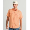 image:imageHUK Mens Tide Point Kc Scott Original Artwork Short Sleeve Shirt Fishing Button DownCoral Reef