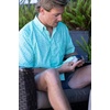 image:imageHUK Mens Tide Point Kc Scott Original Artwork Short Sleeve Shirt Fishing Button DownDesert Flower