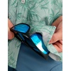 image:imageHUK Mens Tide Point Kc Scott Original Artwork Short Sleeve Shirt Fishing Button DownHeron Blue