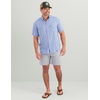 image:imageHUK Mens Tide Point Kc Scott Original Artwork Short Sleeve Shirt Fishing Button DownLightning Sky