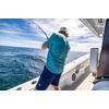 image:imageHUK Mens Tide Point Kc Scott Original Artwork Short Sleeve Shirt Fishing Button DownMarine Blue
