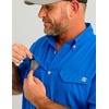 image:imageHUK Mens Tide Point Kc Scott Original Artwork Short Sleeve Shirt Fishing Button DownOcean Blue