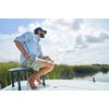 image:imageHUK Mens Tide Point Kc Scott Original Artwork Short Sleeve Shirt Fishing Button DownOverland