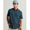 image:imageHUK Mens Tide Point Kc Scott Original Artwork Short Sleeve Shirt Fishing Button DownSea Storm