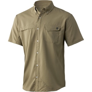 image:imageHUK Mens Tide Point Kc Scott Original Artwork Short Sleeve Shirt Fishing Button DownOverland