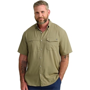 image:imageHUK Mens Tide Point Kc Scott Original Artwork Short Sleeve Shirt Fishing Button DownOverland Trek