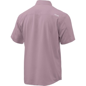 image:imageHUK Mens Tide Point Kc Scott Original Artwork Short Sleeve Shirt Fishing Button DownSea Fog