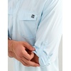 image:imageHUK Mens Tide Point Solid Long Sleeve Shirt ButtonCoastal Drift
