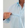 image:imageHUK Mens Tide Point Solid Long Sleeve Shirt ButtonCoastal Drift