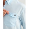 image:imageHUK Mens Tide Point Solid Long Sleeve Shirt ButtonCoastal Drift