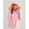 image:imageHUK Womens Icon Hoodie Fishing Shirt with Sun ProtectionOleander