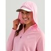image:imageHUK Womens Icon Hoodie Fishing Shirt with Sun ProtectionOleander