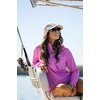 image:imageHUK Womens Icon Hoodie Fishing Shirt with Sun ProtectionVintage Indigo