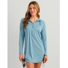 image:imageHUK Womens Pursuit Coverup Performance Fishing DressBlue Shadow