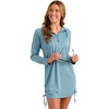 image:imageHUK Womens Pursuit Coverup Performance Fishing DressBlue Shadow
