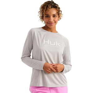 image:imageHUK Womens Pursuit Long Sleeve Performance Shirt  Sun ProtectionSeagull