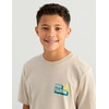 image:imageHUK Kids Short Sleeve Performance Tee Fishing TShirt for KidsBait Fetch  River Rock Heather