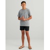 image:imageHUK Kids Short Sleeve Performance Tee Fishing TShirt for KidsBorn Wave  Sharkskin Heather