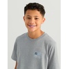 image:imageHUK Kids Short Sleeve Performance Tee Fishing TShirt for KidsBorn Wave  Sharkskin Heather