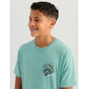 image:imageHUK Kids Short Sleeve Performance Tee Fishing TShirt for KidsFish Adventure  Marine Blue Heather