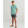 image:imageHUK Kids Short Sleeve Performance Tee Fishing TShirt for KidsFish Adventure  Marine Blue Heather