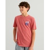 image:imageHUK Kids Short Sleeve Performance Tee Fishing TShirt for KidsFish Adventure  Mineral Red Heather