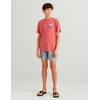 image:imageHUK Kids Short Sleeve Performance Tee Fishing TShirt for KidsFish Adventure  Mineral Red Heather