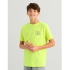 image:imageHUK Kids Short Sleeve Performance Tee Fishing TShirt for KidsRising Sun  Neon Yellow